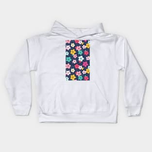 Colorful Abstract Beautiful Floral Pattern Artwork Kids Hoodie